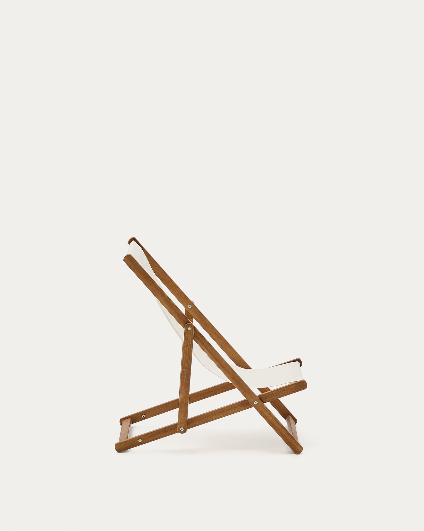 Amaca pieghevole da esterno per bambini Adredna beige in legno massiccio di acacia