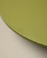 Tavolino da salotto Albanella in cemento con finitura verde lucido Ø 110 cm