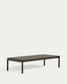 Tavolino da centro Sorells in alluminio verde 63 x 144,6 cm