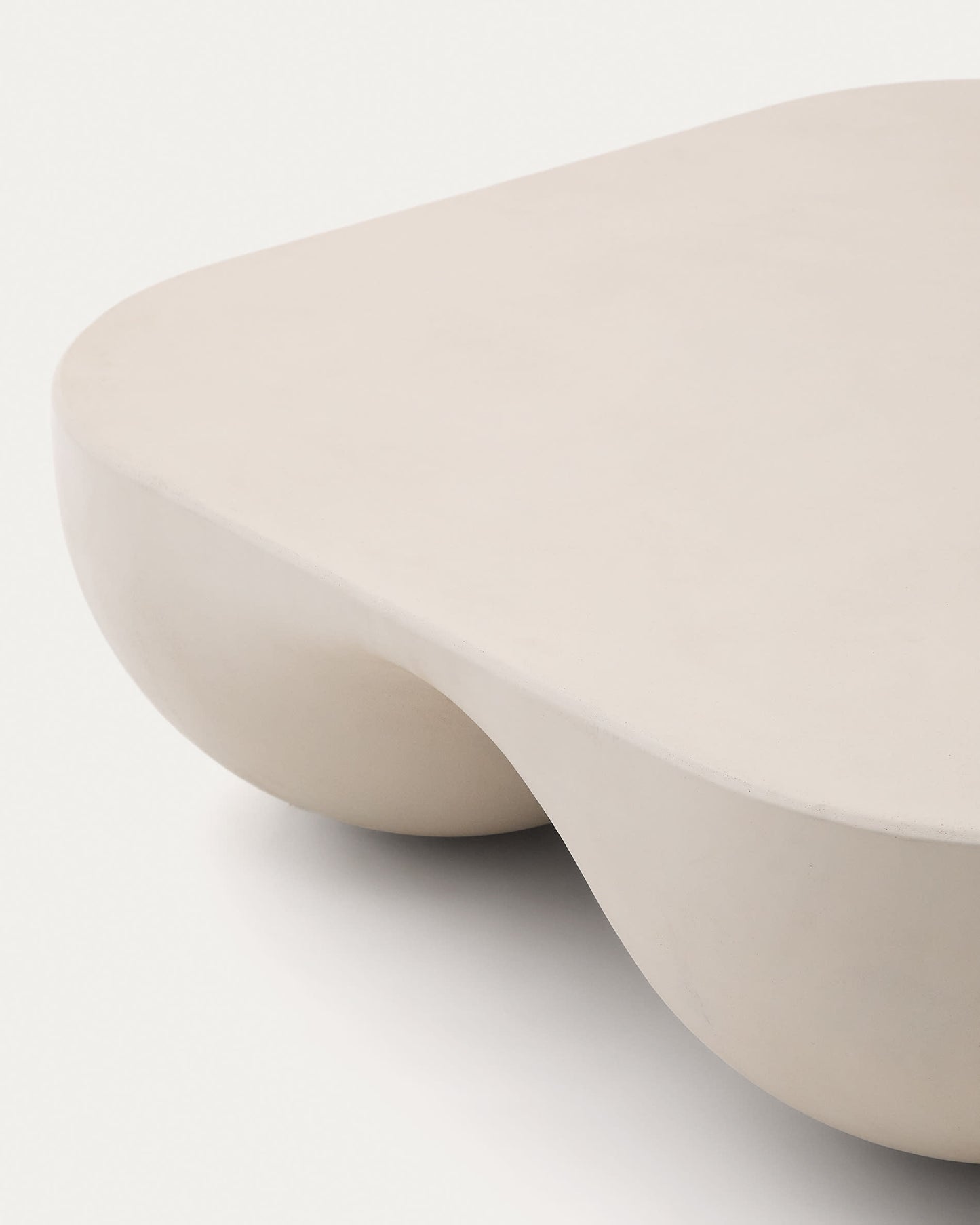 Tavolino da salotto Colba in polystone 100 x 100 cm