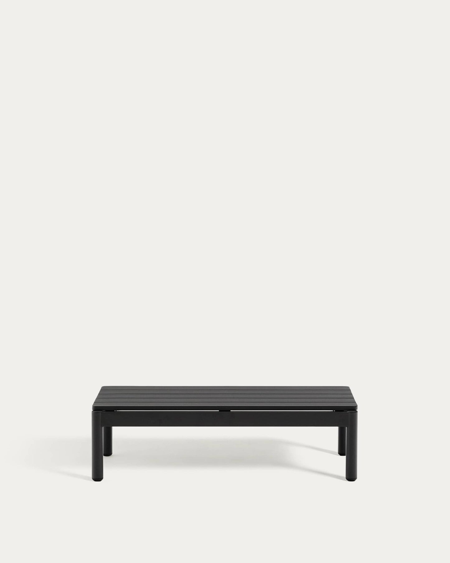 Tavolino da centro Sorells in alluminio grigio 52,4 x 91 cm