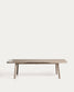 Tavolo allungabile da esterno Izola in alluminio con finitura taupe 220 (280) x 100 cm