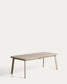 Tavolo allungabile da esterno Izola in alluminio con finitura taupe 220 (280) x 100 cm