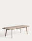 Tavolo allungabile da esterno Izola in alluminio con finitura taupe 220 (280) x 100 cm