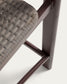 Sgabello Erice in alluminio e corda marrone 65 cm