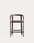 Sgabello Erice in alluminio e corda marrone 65 cm