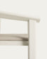 Sgabello Erice in alluminio e corda color écru 65 cm