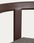 Sgabello Erice in alluminio e corda marrone 75 cm