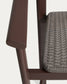 Sgabello Erice in alluminio e corda marrone 75 cm