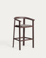 Sgabello Erice in alluminio e corda marrone 75 cm