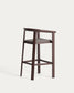 Sgabello Erice in alluminio e corda marrone 75 cm