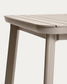 Tavolo allungabile da esterno Izola in alluminio con finitura taupe 185 (235) x 100 cm