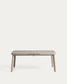 Tavolo allungabile da esterno Izola in alluminio con finitura taupe 185 (235) x 100 cm