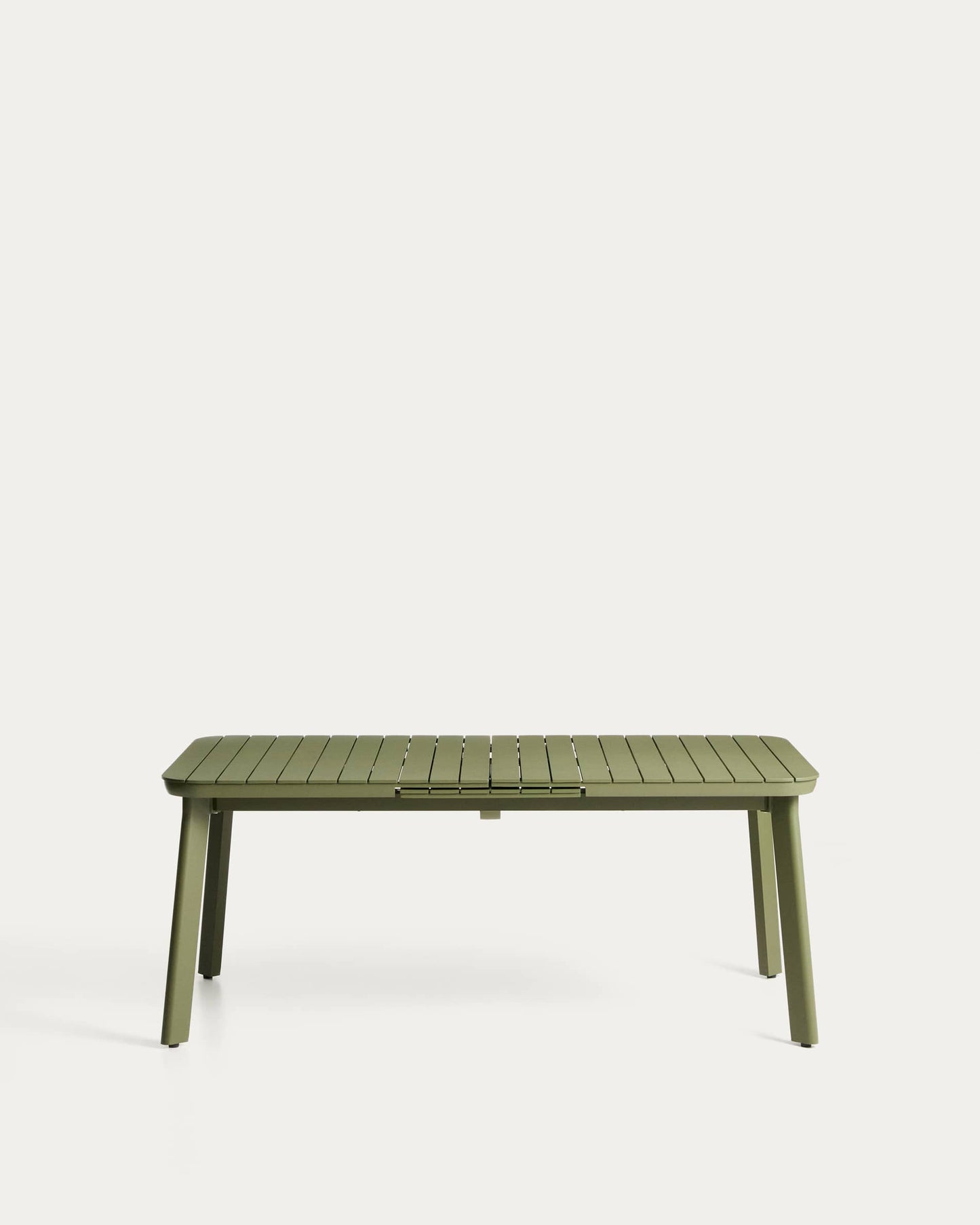 Tavolo allungabile da esterno Izola in alluminio con finitura verde 185 (235) x 100 cm