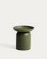 Tavolino da appoggio Arcola in alluminio verde Ø 45 cm