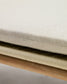 Lettino Alipa in legno massiccio di acacia e corda ecru FSC 100%