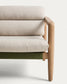 Poltrona Menfi in legno massiccio di acacia e corda verde FSC 100%
