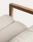 Poltrona Menfi in legno massiccio di acacia e corda verde FSC 100%