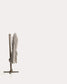 Ombrellone eccentrico Noli beige con struttura in alluminio tortora 300 x 420 cm