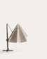 Ombrellone eccentrico Noli beige con struttura in alluminio tortora 300 x 420 cm