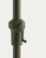 Ombrellone con palo centrale Milna beige con struttura in acciaio verde Ø 300 cm