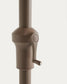 Ombrellone con palo centrale Milna beige con struttura in acciaio tortora Ø 300 cm