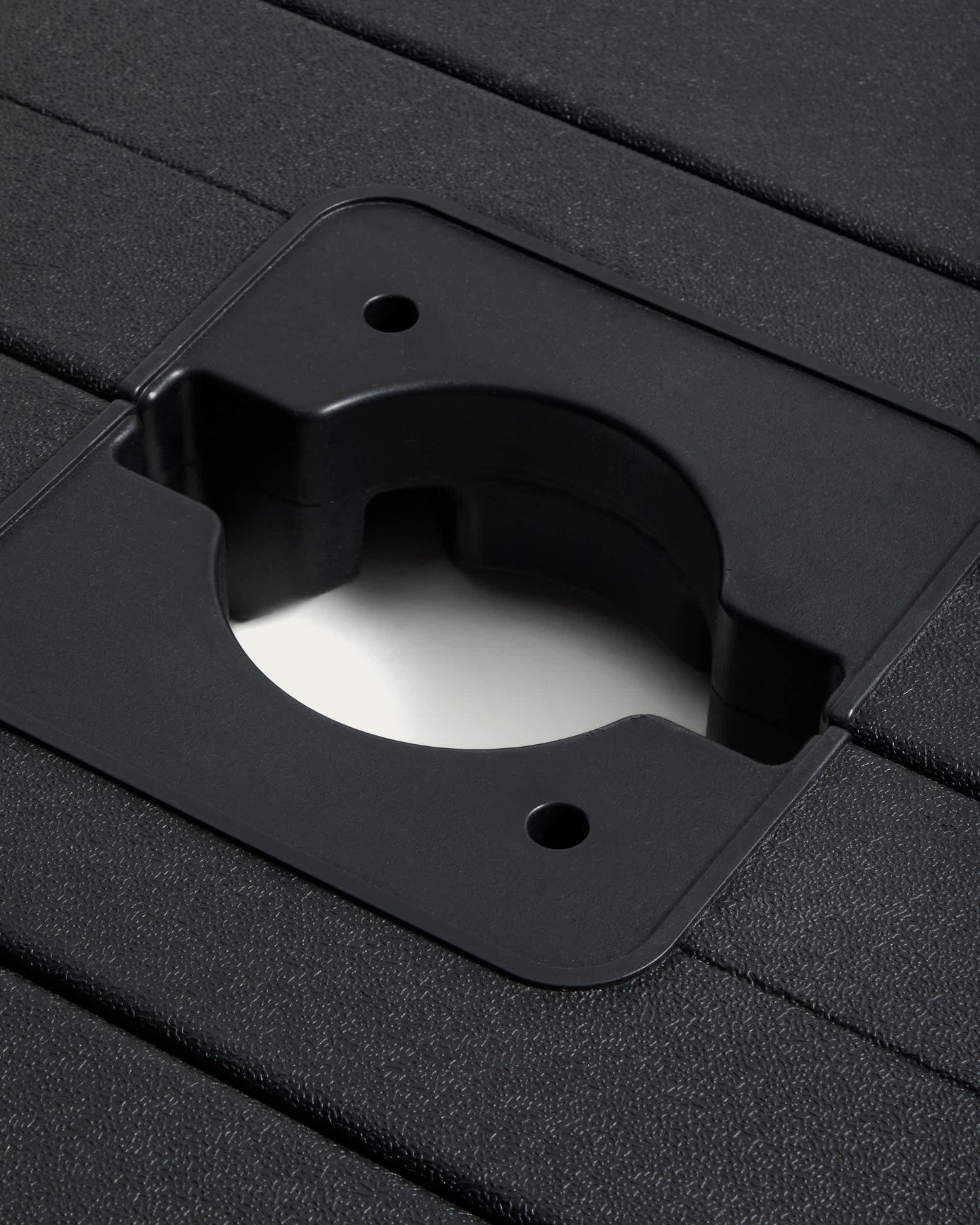 Base Alfaz per ombrellone decentrato in plastica nera 98 x 98 cm
