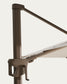 Ombrellone eccentrico Noli beige con struttura in alluminio tortora 300 x 300 cm