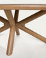 Tavolo da esterno Mirtia in alluminio effetto legno e pietra sinterizzata écru 240 x 110 cm
