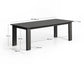 Tavolo allungabile Livorno in alluminio grafite 233(350) x 100 cm