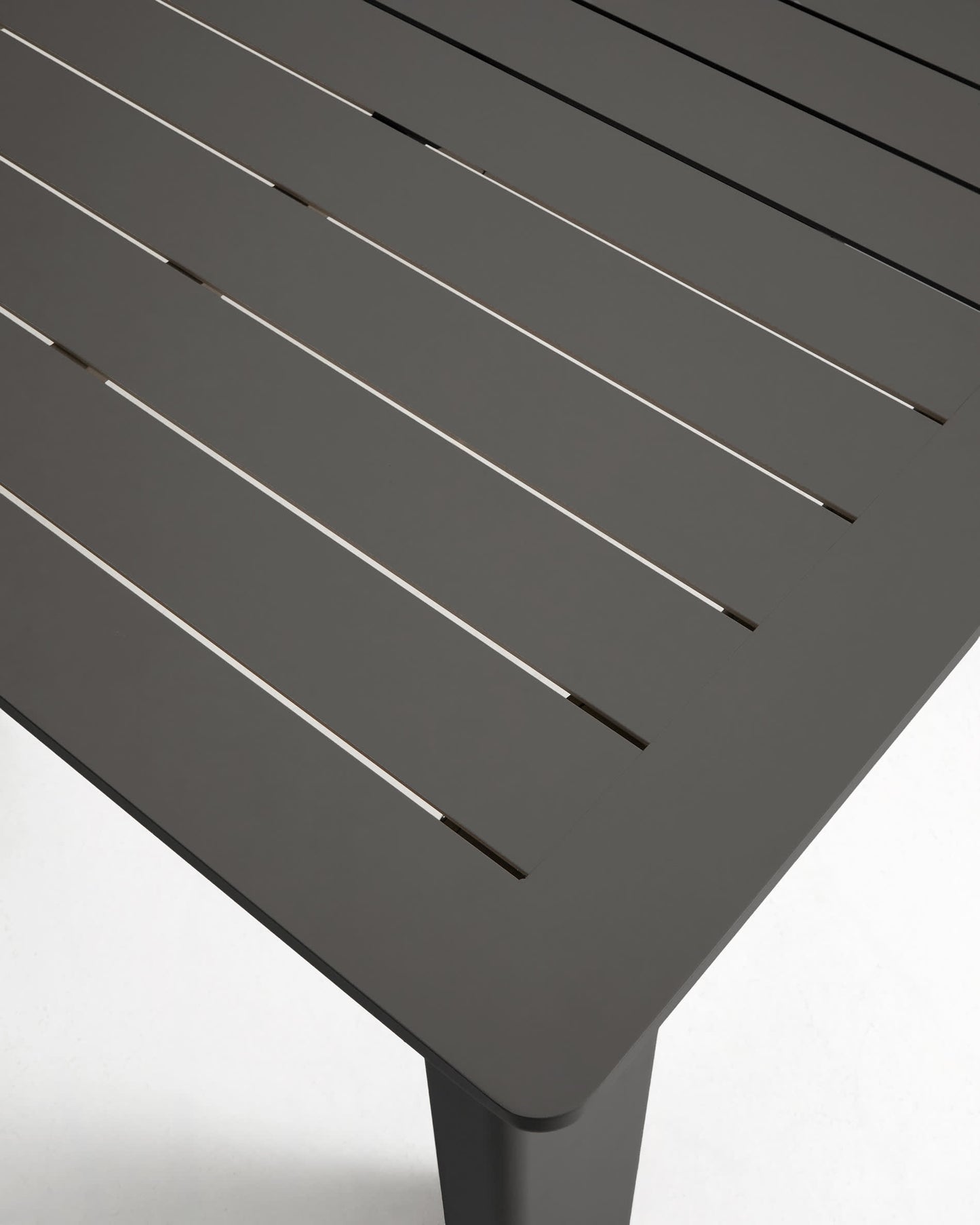 Tavolo allungabile Livorno in alluminio grafite 233(350) x 100 cm
