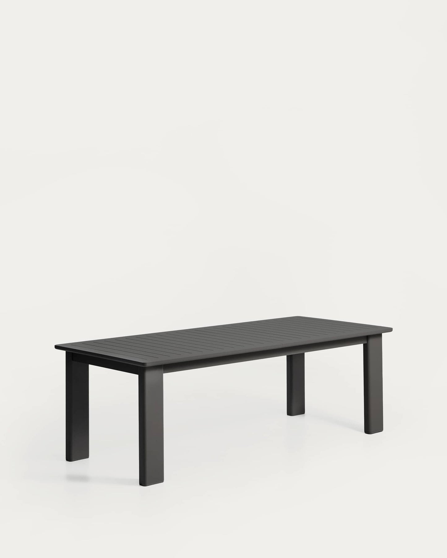 Tavolo allungabile Livorno in alluminio grafite 233(350) x 100 cm
