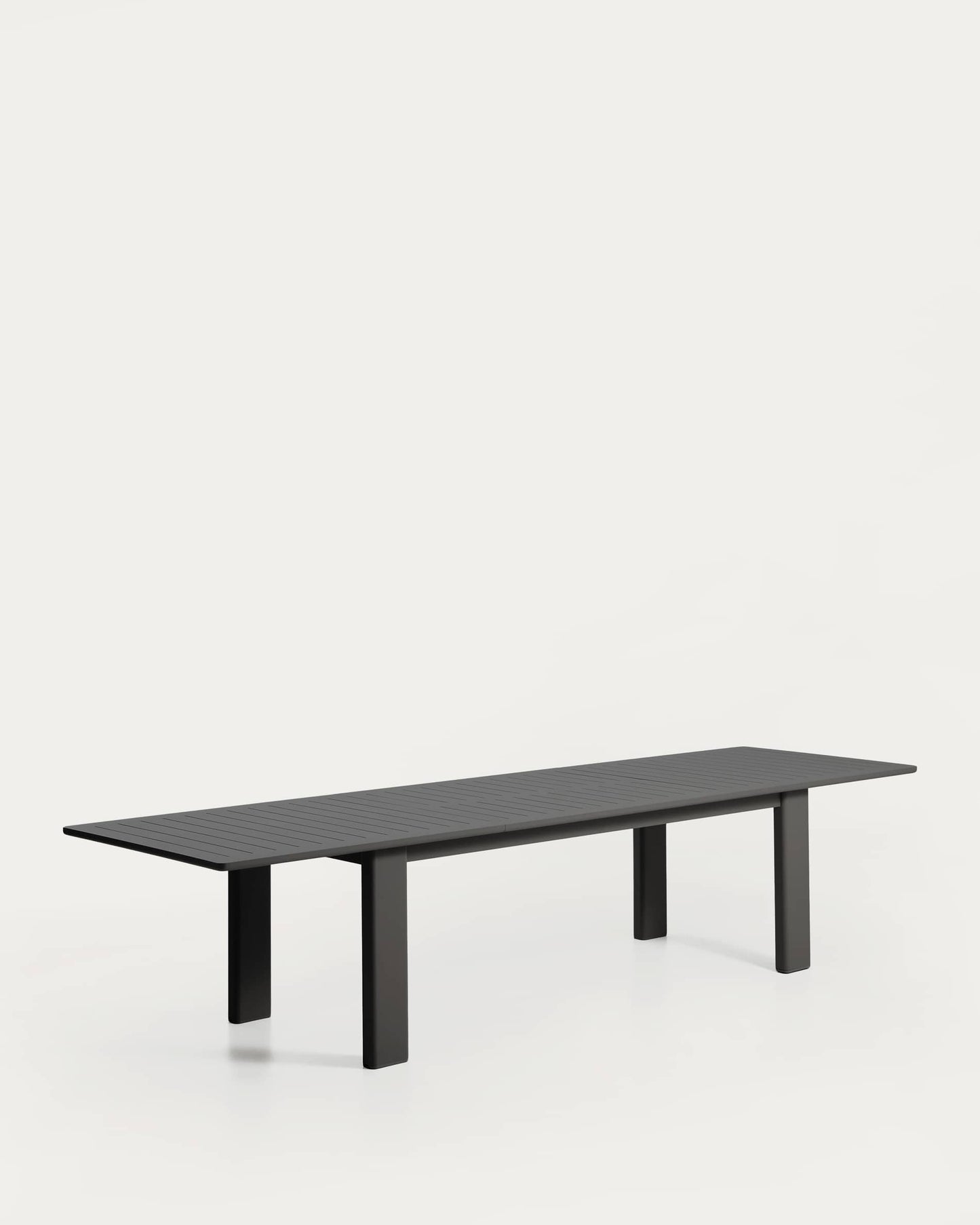 Tavolo allungabile Livorno in alluminio grafite 233(350) x 100 cm