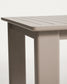 Tavolo allungabile Livorno in alluminio tortora 233(350) x 100 cm