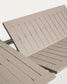 Tavolo allungabile Livorno in alluminio tortora 233(350) x 100 cm
