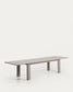 Tavolo allungabile Livorno in alluminio tortora 233(350) x 100 cm