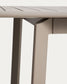 Tavolo allungabile Brela in alluminio tortora 205 (287) x 100 cm