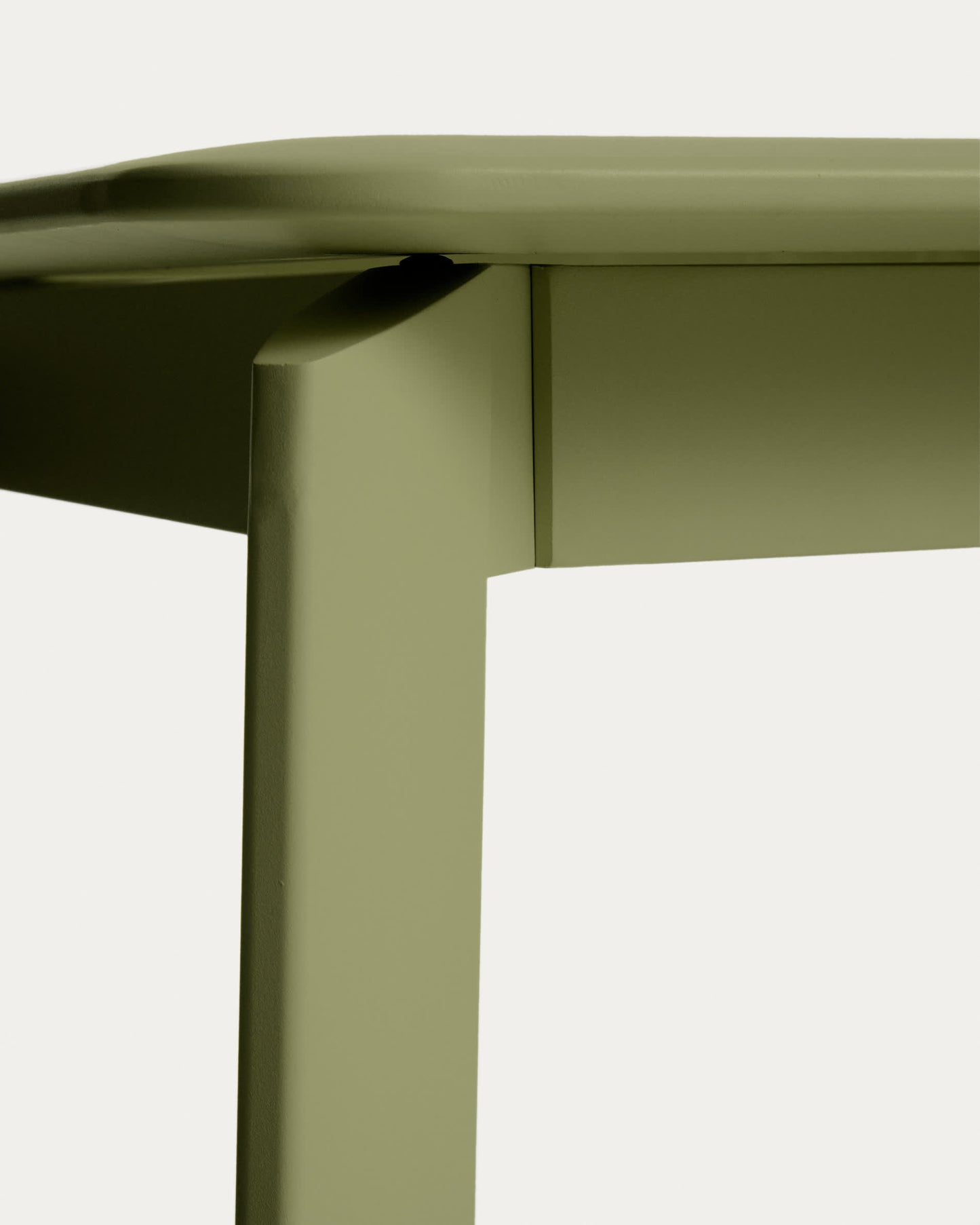 Tavolo allungabile Brela in alluminio verde 205 (287) x 100 cm