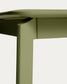 Tavolo allungabile Brela in alluminio verde 205 (287) x 100 cm