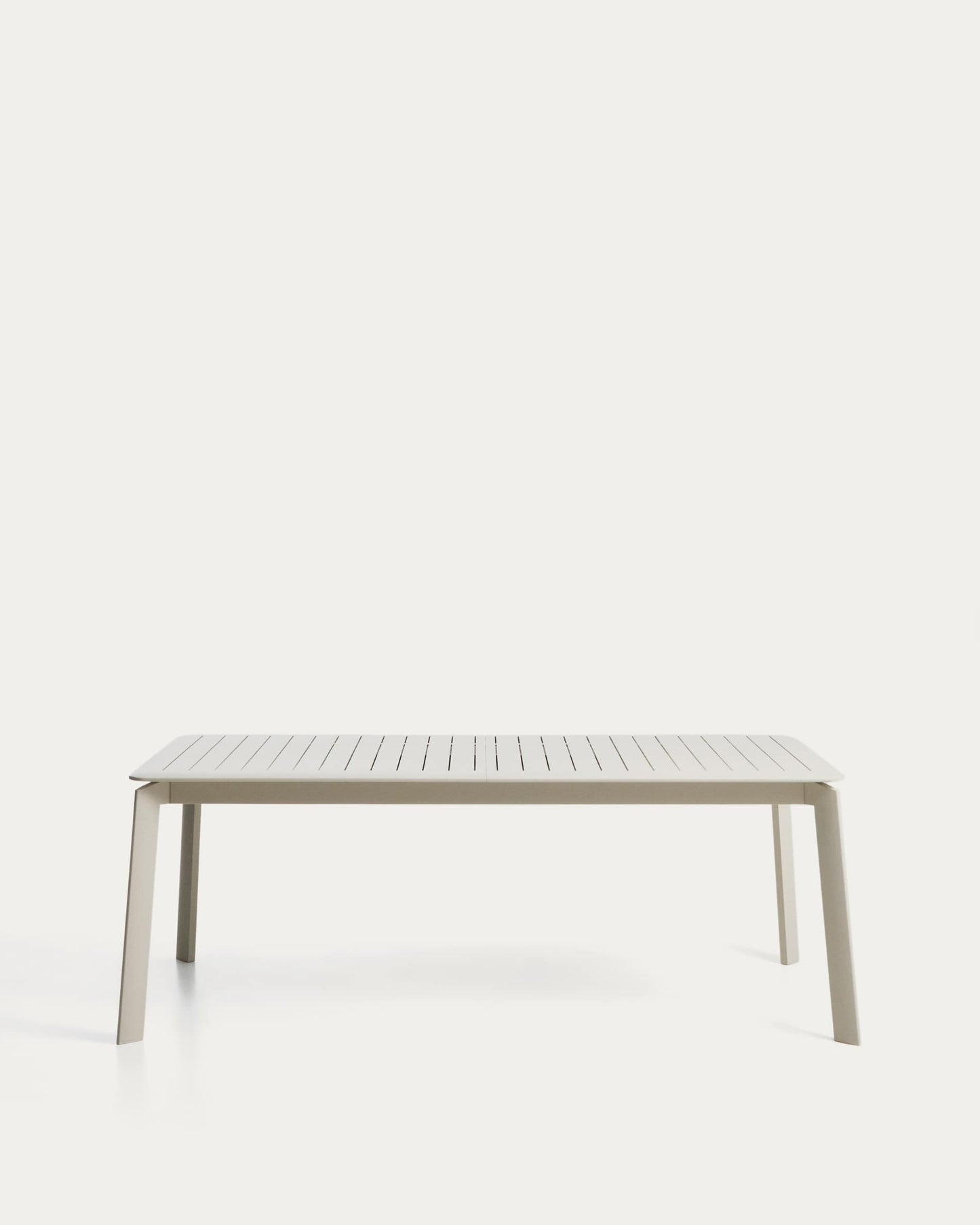Tavolo allungabile Brela in alluminio color naturale 205(287) x 100 cm