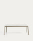 Tavolo allungabile Brela in alluminio color naturale 205(287) x 100 cm