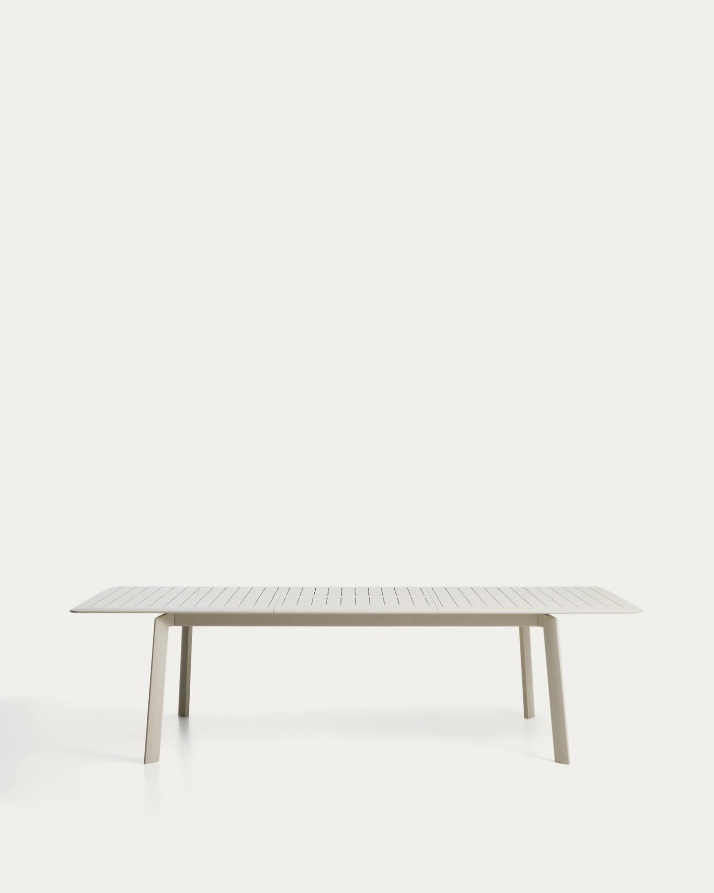 Tavolo allungabile Brela in alluminio color naturale 205(287) x 100 cm
