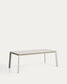 Tavolo allungabile Brela in alluminio color naturale 205(287) x 100 cm