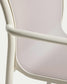 Sedia impilabile da esterno Luri in alluminio écru e texteline beige