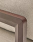 Divano Nerano 3 posti in alluminio marrone 208 cm