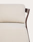 Divano Tamaris 3 posti in alluminio marrone 217 cm