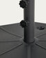 Base Aimar per ombrellone con palo centrale in plastica Ø 60 cm