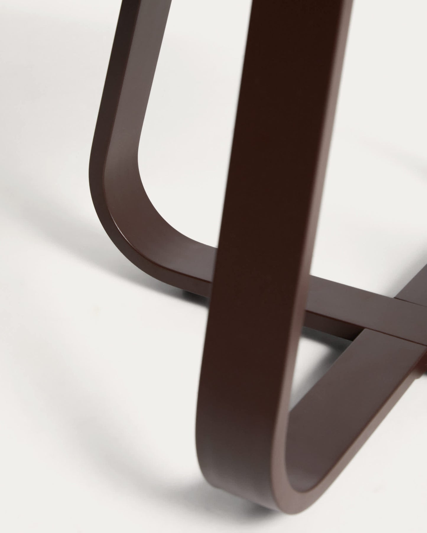 Tavolino da appoggio per esterno Tamaris in alluminio marrone Ø 48 cm