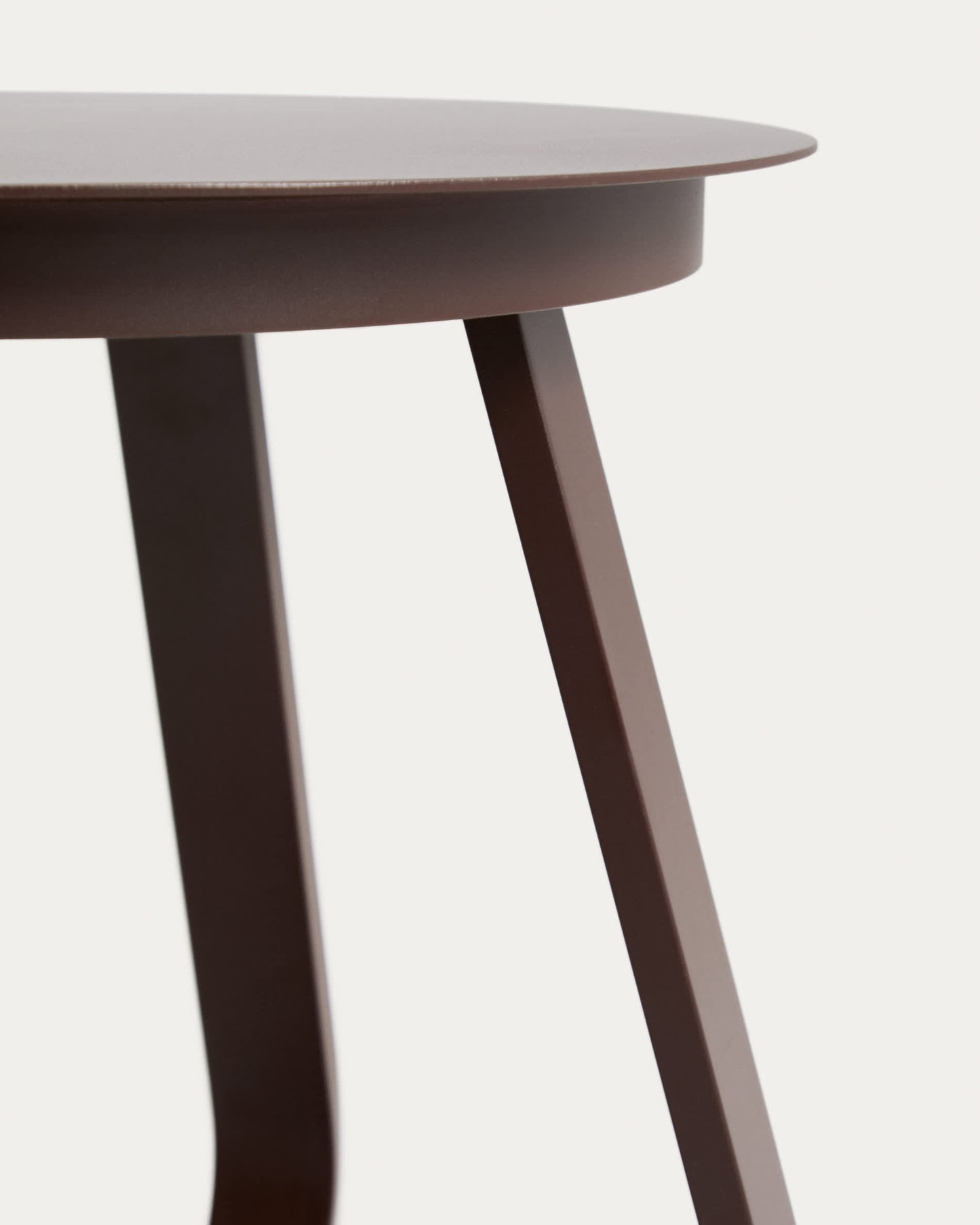Tavolino da appoggio per esterno Tamaris in alluminio marrone Ø 48 cm