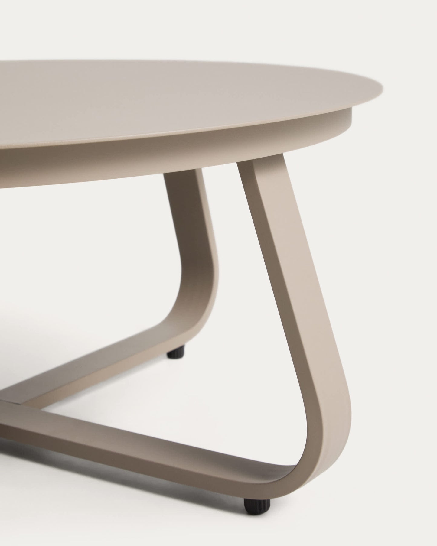 Tavolino da esterno Tamaris in alluminio tortora Ø 80 cm